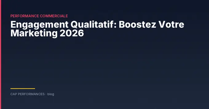 Engagement qualitatif en marketing B2B