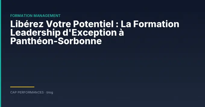 Libérez Votre Potentiel