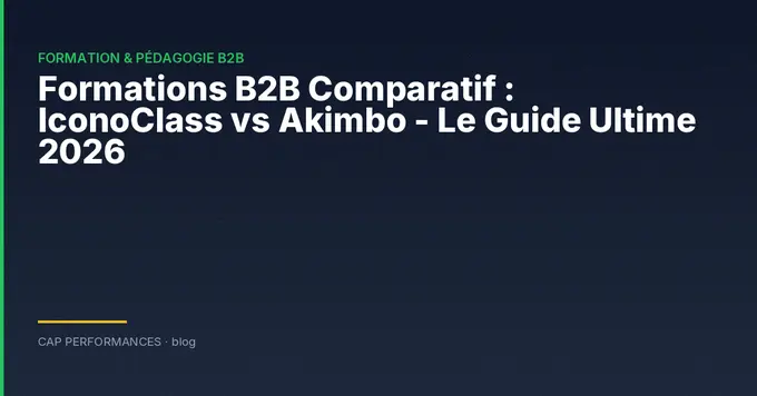 Formations B2B Comparatif