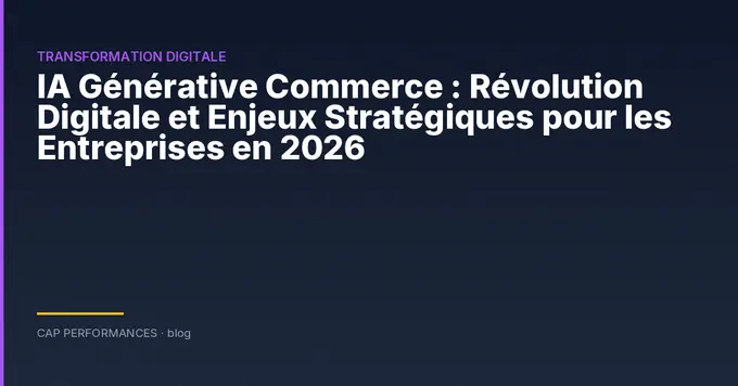 IA Générative Commerce