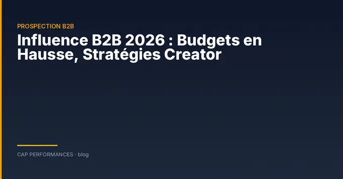 Influence B2B 2026