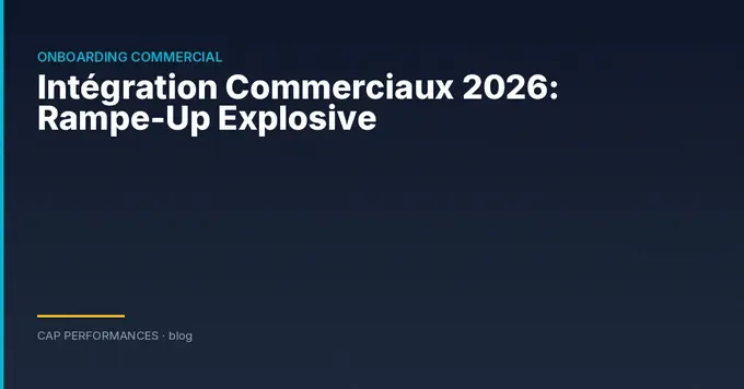 Intégration des commerciaux en 2026