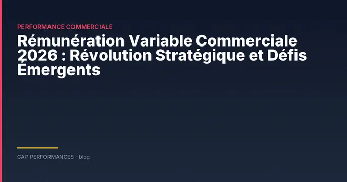 Rémunération Variable Commerciale 2026