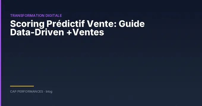 Scoring prédictif en vente B2B