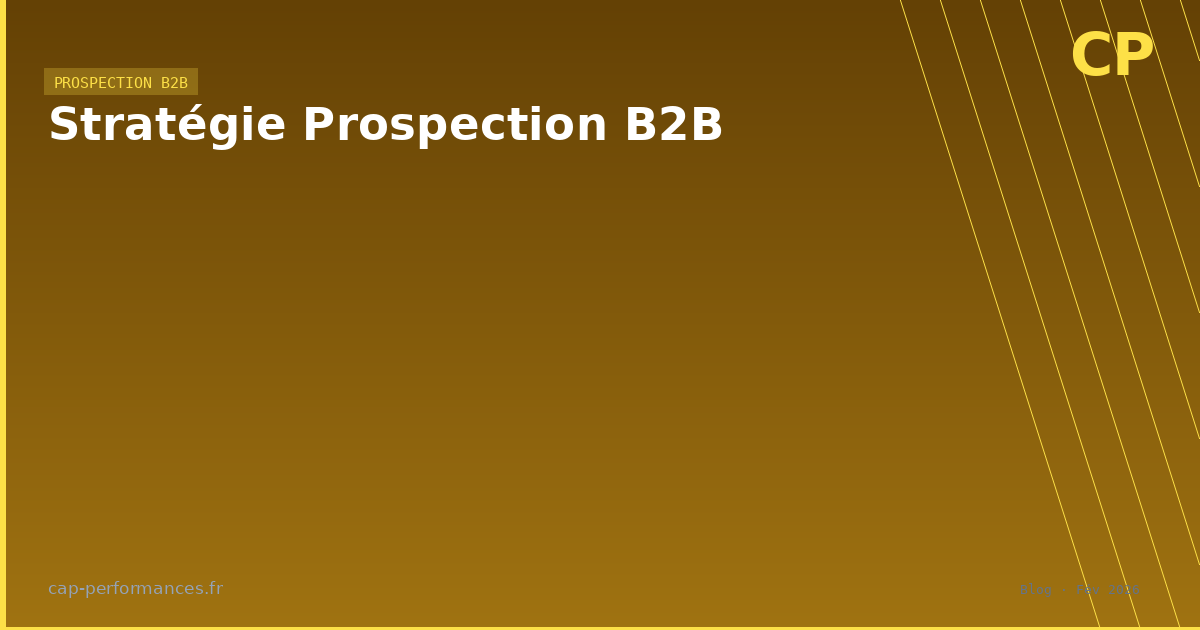 Stratégie Prospection B2B