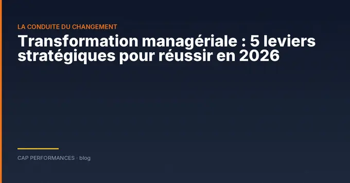 Transformation managériale